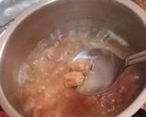 A picture of step 4 of Spicy Aloo Bukhara chutney dried plum sauce.