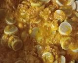 A picture of step 5 of Besan gatte.