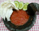 Foto langkah ke 3 dari resep Sambel mentah ulek dadakan.