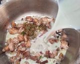 A picture of step 2 of Nadru yakhni pulao.