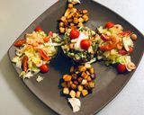 Une image de l'étape 3 de Tartare de crevettes aux petits légumes.