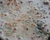 A picture of step 1 of Aaloo corn Paranthas.
