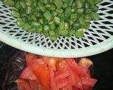 A picture of step 1 of Beans daliya khichdi.