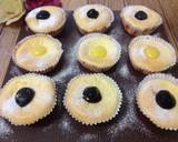 Hokkaido chiffon cupcake with blueberry & lemon curd langkah memasak 8 foto