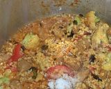 A picture of step 4 of Moong Dal & Soya Chunk Rice.