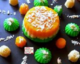 A picture of step 7 of Tiranga Rava Sheera - Tricolor Sooji Halwa.