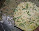 A picture of step 4 of Purple Baigan Bhaja.