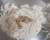 A picture of step 1 of Tikha --- Meetha thepla (spicy --- sweet roti).