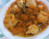 Foto del passaggio 5 della ricetta Bocconcini di pollo con zucca e salsa di soia