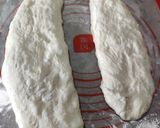 A picture of step 2 of Sour dough French bread.