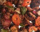 A picture of step 5 of Whiskey pork kebab.
