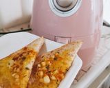 รูปขั้นตอนการทำที่ 2 ของ ขนมปังกระเทียม airfryer