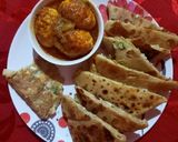 A picture of step 7 of Muglai anda paratha.