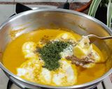 A picture of step 3 of Butter paneer masala recipe without onion and garlic.