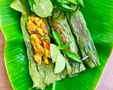 Foto langkah ke 5 dari resep Pepes Otak Sapi.