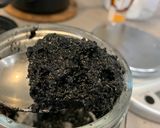 Foto langkah ke 3 dari resep Es krim vegan kelapa - biji wijen hitam (tanpa mesin es krim).