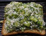 A picture of step 1 of Broccoli Paneer Cheese Chilli Sandwich.