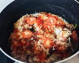 A picture of step 5 of Mutton Biryani.