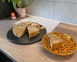 Banános sós karamellás sajttorta🍌🥮 recept fázis 14 fotója