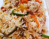 A picture of step 4 of Mix Sabzi Rice.