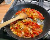 Une image de l'étape 13 de Riz à l’agneau, tomates, poivron, citron et épices.