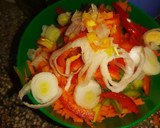 Foto del paso 4 de la receta: Chow Mein con carne (Fideos con verduras salteadas y carne)