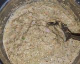 A picture of step 3 of Moong Dal Chilla.
