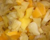 A picture of step 2 of Mango and pineapple smoothie.