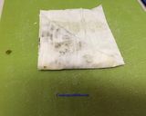 A picture of step 2 of Puff – Spicy Mashed potato filling in crispy puff pastry sheets.