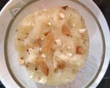 A picture of step 3 of Suji ka halwa.