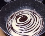 Foto langkah ke 4 dari resep BOLU ZEBRA TANPA OVEN TANPA TELUR TANPA KUKUS TANPA MIXER,ALA DAPUR UMM ALI.