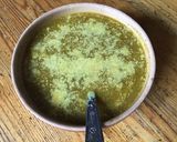 Une image de l'étape 2 de Soupe de tomates champignons céleri branche au curry et parmesan.