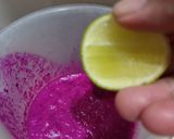 Foto langkah ke 2 dari resep Jus Buah Naga Jeruk Nipis.
