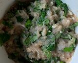 รูปขั้นตอนการทำที่ 4 ของ ข้าวต้มตำลึงไก่สับ x น้ำจิ้มเต้าเจี้ยว