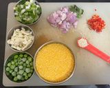 A picture of step 1 of Gluten-free Makai Dalia With Veggie & Sesame seeds.
