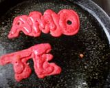 Foto del paso 8 de la receta: Pancakes San Valentín con masa de mermelada