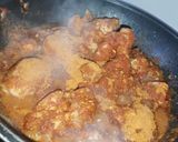 A picture of step 2 of Koyla Karahi ❤😍.