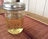 A picture of step 5 of Mint-infused Simple Syrup.