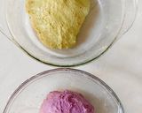 Foto langkah ke 4 dari resep Green Tea Taro Sourdough Bread.