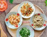Hình bước làm 6 của món Cháo sò lông,tôm và nấm bào ngư