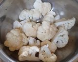 চিংড়ি ফুলকপির সবজি (chingri cauliflower sabji Recipe in Bengali) রেসিপি ধাপ - 1 ছবি