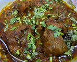 A picture of step 4 of Bhona gosht (Mutton).