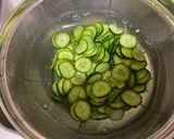 A picture of step 2 of New Onion and Cucumber Salad.