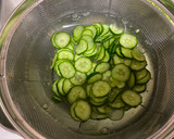 A picture of step 2 of New Onion and Cucumber Salad.