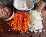 Hình bước làm 3 của món Mì pasta cá ngừ và sốt bơ kem- Tuna pasta cream cheese