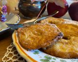 Foto del passaggio 4 della ricetta “Frittelle di mele e cannella senza uova e senza glutine”