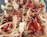 A picture of step 1 of Cabbage sandwich.