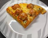 A picture of step 7 of Domino’s Meatball Pizza:.