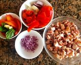 Foto del paso 1 de la receta: Pulpo en trozos, con arroz a la cúrcuma. #delantaldorado #Receta