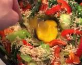 Mozzarella & veggie egg fried rice recipe step 6 photo